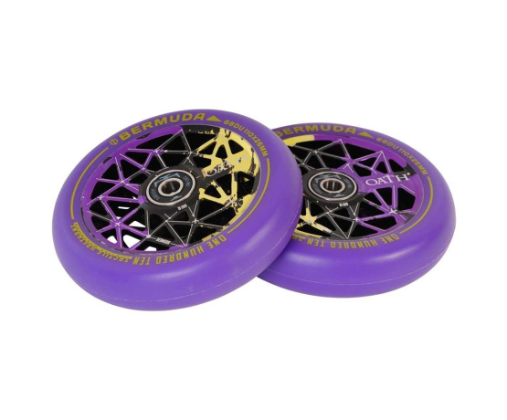 Bermuda 110mm Black/Purple/Yellow kolečka 2ks Bermuda 110mm Black/Purple/Yellow kolečka 2ks