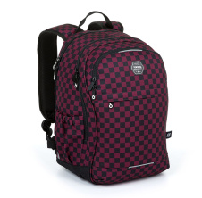 Studentský batoh ŠachMat Red RUBI 24027 - POSLEDNÍ 1 KUS