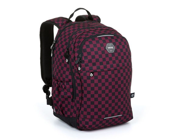 Studentský batoh ŠachMat Red RUBI 24027 - POSLEDNÍ 1 KUS