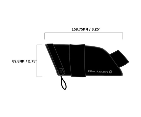 BLACKBURN Grid Small Seat Bag Black Reflective BLACKBURN Grid Small Seat Bag Black Reflective