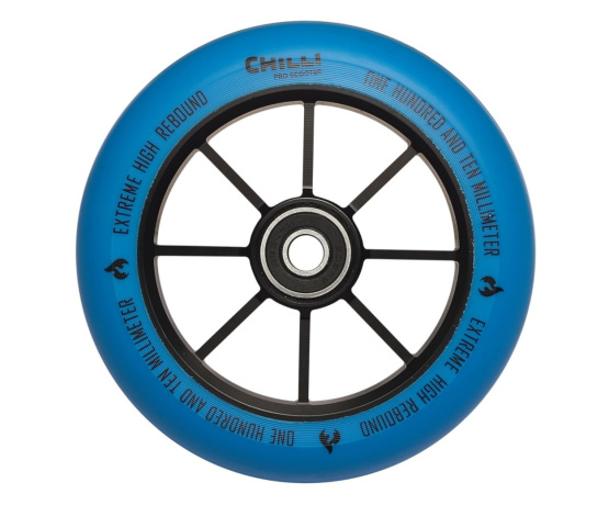 Base 110mm modré kolečko 1ks