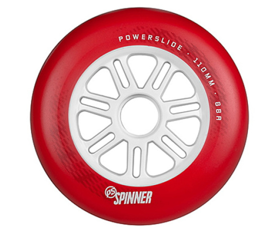 Spinner Red 110mm 88A 6ks - POSLEDNÍ 1 SADA