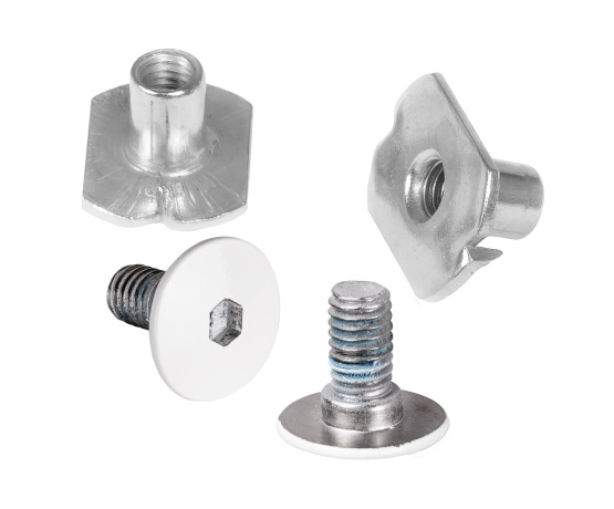 Cuff Screw + Anti Rivet fitting Next White Cuff Screw + Anti Rivet fitting Next White