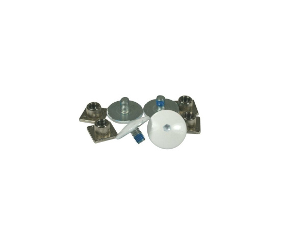 Cuff Screw Set White Cuff Screw Set White