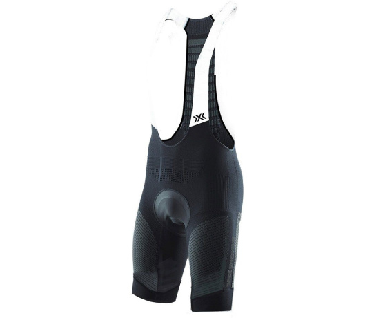 Invent Bike Race Bib Shorts, Opal Black/Arctic White, vel. M - VÝPRODEJ Invent Bike Race Bib Shorts, Opal Black/Arctic White, vel. M - VÝPRODEJ