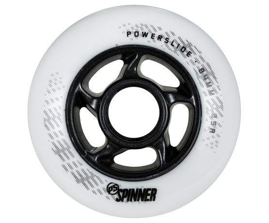 Spinner White 84mm 88A, 4-pack