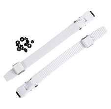 Clipper Buckle Set complete White L / R - 21cm