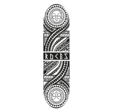 Tribal Black Concave skateboard