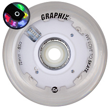 Graphix Plus 72mm 85A 1ks - svíticí kolečka