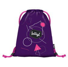 BAAGL Gymsack Grafik fialový - VÝPRODEJ