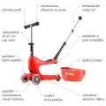 Popis odrážedla Micro Mini2Go DeLuxe Plus Red