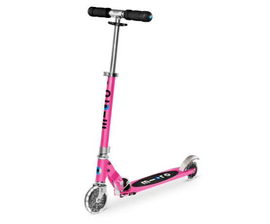 Sprite LED Pink skládací koloběžka