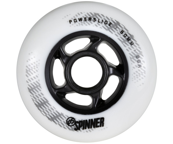 Spinner White 90mm 88A, 4 pack - poslední 1 balení