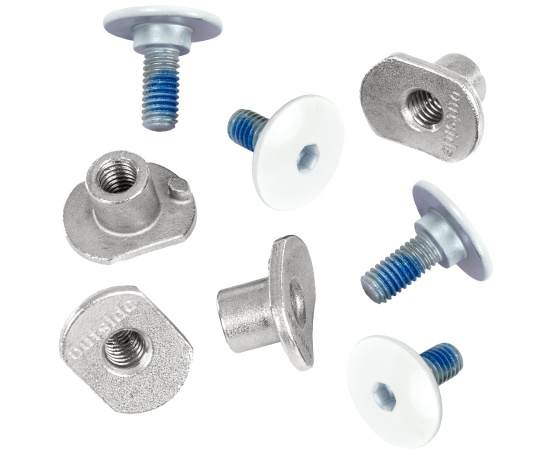 Aeon Cuff Screw Set GEN II, white Aeon Cuff Screw Set GEN II, white