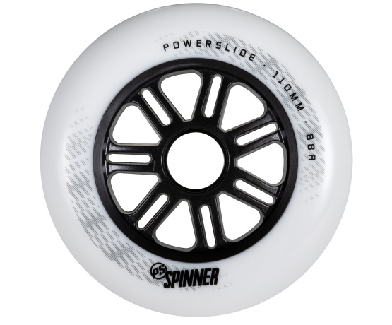 Spinner White 110mm 88A, 3-pack