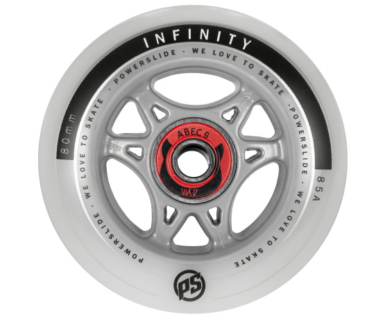 Infinity 80mm 85A RTR ABEC 9/Spacer, 4-pack