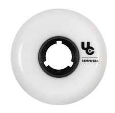 Team 58mm 90A White, 4-pack
