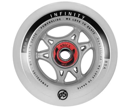 Infinity 84mm 85A RTR ABEC 9/Spacer, 4-pack
