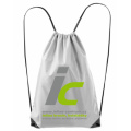 Gymsack - bílý vak na obuv s logem