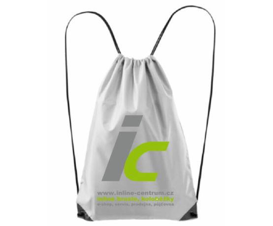 Gymsack - bílý vak na obuv s logem Gymsack - bílý vak na obuv s logem