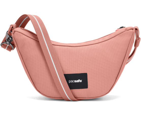 taška PACSAFE GO LUNAR CROSSBODY rose taška PACSAFE GO LUNAR CROSSBODY rose