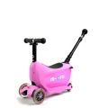 Růžové odrážedlo pro holky Micro Mini2Go DeLuxe Plus