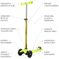 Popis koloběžky Micro Maxi DeLuxe Yellow