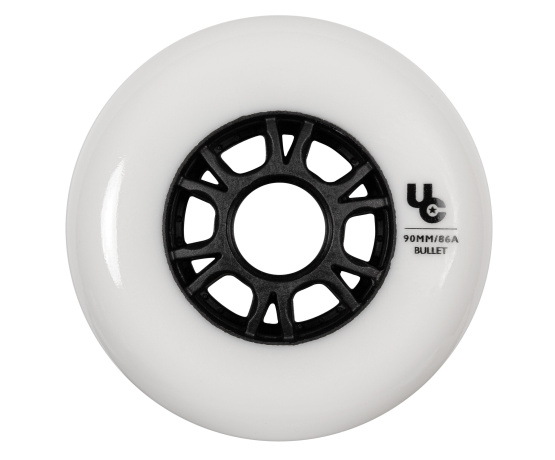Team 90mm 86A White, 4-pack