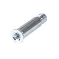 Steel Single Axle for brake, Hex, M4 thread 36mm/8mm