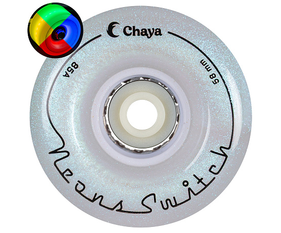 Neons Switch 58mm 85A Glitter, 4-pack Neons Switch 58mm 85A Glitter, 4-pack