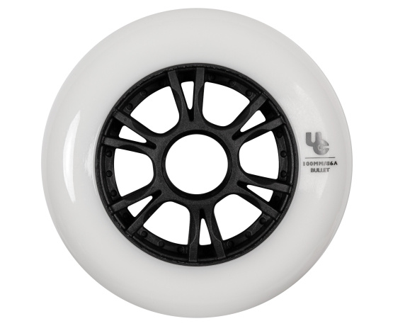 Team 100mm 86A White, 4-pack