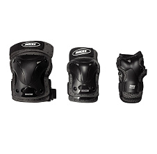 Junior Ventilated 3-Pack Black sada chráničů