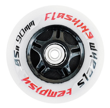 FLASHING 84mm 85A 2ks svítící kolečka