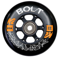 K2 Bolt 90mm 85A 8ks + ložiska ILQ 9 + alu spacery 6mm
