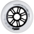 Spinner White 110mm 88A, 3-pack
