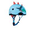 Kvalitní přilba na koloběžku pro děti Micro LED 3D Scootersaurus V3 M