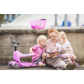 Stabilní tříkolečkové odrážedlo pro holky Micro Mini2Go DeLuxe Pink