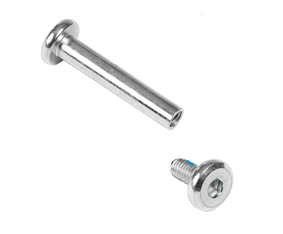 Steel Double Axle, Hex 30mm/6mm