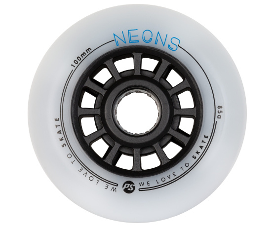 Neons 100mm 85A Blue 3-pack