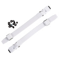 Clipper Buckle Set complete White L / R - 23cm