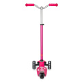 Koloběžka pro holky se třemi kolečky Maxi Deluxe Pro LED Pink
