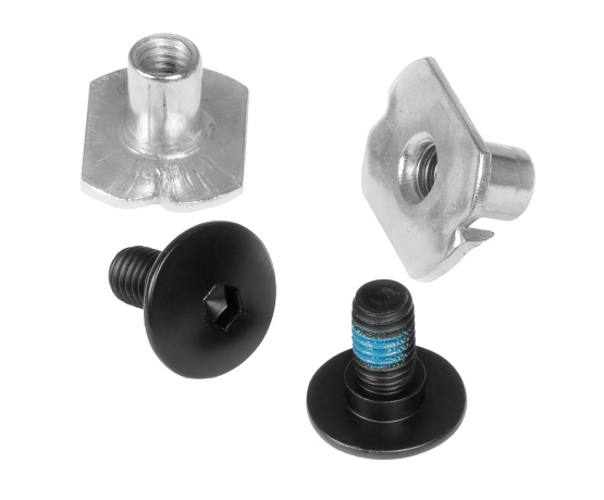 Cuff Screw + Anti Rivet fitting Next Black Cuff Screw + Anti Rivet fitting Next Black