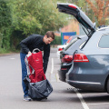 Child Carrier Transporter Bag; grey