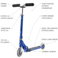 Popis skládací koloběžky Micro Sprite Sapphire Blue