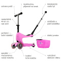 Popis odrážedla Micro Mini2Go DeLuxe Plus Pink