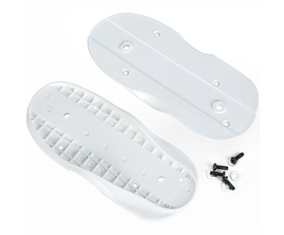 Flat Soulplates White Flat Soulplates White