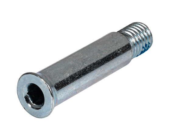 Steel Single Axle, Hex 36mm/8mm - 8 Pack