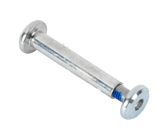 Steel Double Axle for brake, Hex 37mm/6mm