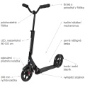 Popis skládací koloběžky Micro Metropolitan Black